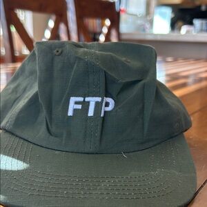 FTP Green 5-Panel Hat • Streetwear Dad Cap • One Size